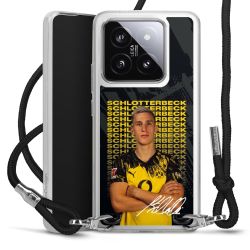 New Carry Case Transparent Stoff schwarz/silber