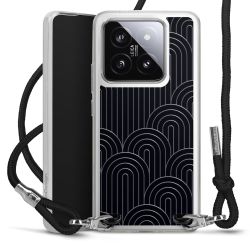 New Carry Case Transparent Stoff schwarz/silber