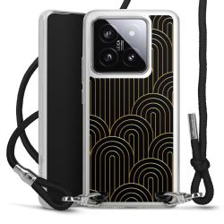 New Carry Case Transparent Stoff schwarz/silber