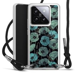 New Carry Case Transparent Stoff schwarz/silber