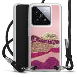 New Carry Case Transparent Stoff schwarz/silber