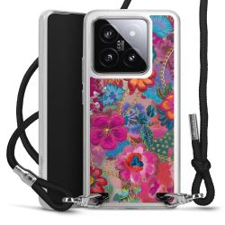 New Carry Case Transparent Stoff schwarz/silber