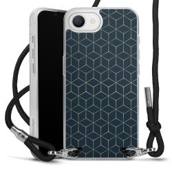 New Carry Case Transparent Stoff schwarz/silber