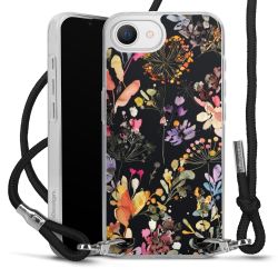 New Carry Case Transparent Stoff schwarz/silber