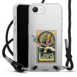 New Carry Case Transparent Stoff schwarz/silber