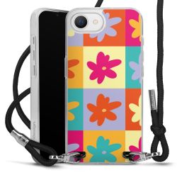 New Carry Case Transparent Stoff schwarz/silber