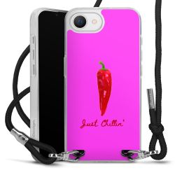 New Carry Case Transparent Stoff schwarz/silber