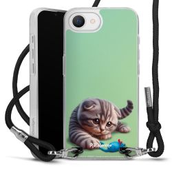 New Carry Case Transparent Stoff schwarz/silber