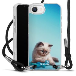 New Carry Case Transparent Stoff schwarz/silber