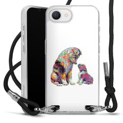 New Carry Case Transparent Stoff schwarz/silber