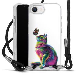 New Carry Case Transparent Stoff schwarz/silber