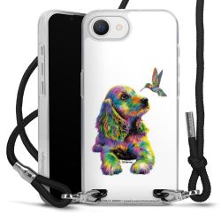 New Carry Case Transparent Stoff schwarz/silber