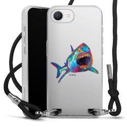 New Carry Case Transparent Stoff schwarz/silber