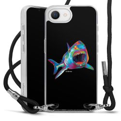 New Carry Case Transparent Stoff schwarz/silber