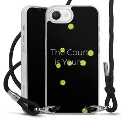 New Carry Case Transparent Stoff schwarz/silber