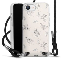 New Carry Case Transparent Stoff schwarz/silber