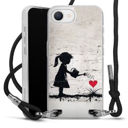 New Carry Case Transparent Stoff schwarz/silber