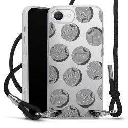 New Carry Case Transparent Stoff schwarz/silber