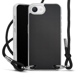 New Carry Case Transparent Stoff schwarz/silber