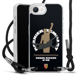 New Carry Case Transparent Stoff schwarz/silber