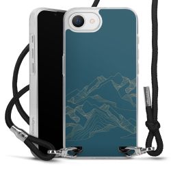 New Carry Case Transparent Stoff schwarz/silber