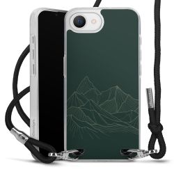 New Carry Case Transparent Stoff schwarz/silber