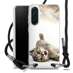 New Carry Case Transparent Stoff schwarz/silber