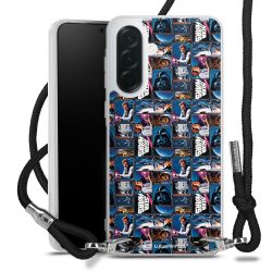 New Carry Case Transparent Stoff schwarz/silber