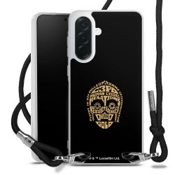 New Carry Case Transparent Stoff schwarz/silber