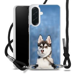 New Carry Case Transparent Stoff schwarz/silber