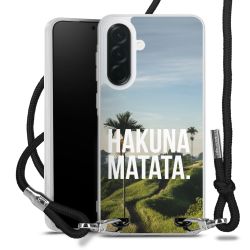 New Carry Case Transparent Stoff schwarz/silber