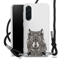 New Carry Case Transparent Stoff schwarz/silber