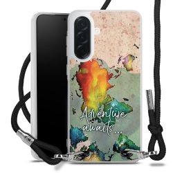 New Carry Case Transparent Stoff schwarz/silber