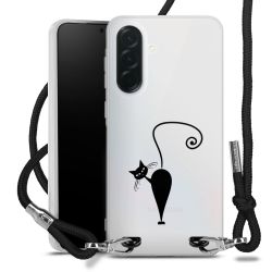 New Carry Case Transparent Stoff schwarz/silber