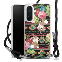 New Carry Case Transparent Stoff schwarz/silber