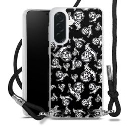 Carry Case Stoff schwarz/silber