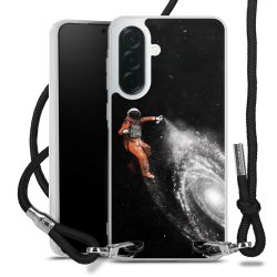 New Carry Case Transparent Stoff schwarz/silber