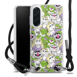 New Carry Case Transparent Stoff schwarz/silber