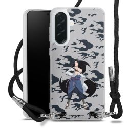 New Carry Case Transparent Stoff schwarz/silber