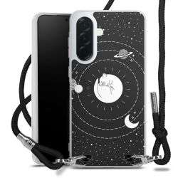 New Carry Case Transparent Stoff schwarz/silber