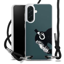 Carry Case Stoff schwarz/silber