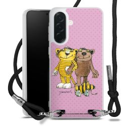 New Carry Case Transparent Stoff schwarz/silber