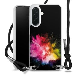 New Carry Case Transparent Stoff schwarz/silber