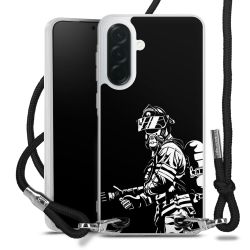 Carry Case Stoff schwarz/silber