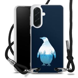 New Carry Case Transparent Stoff schwarz/silber