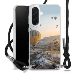 New Carry Case Transparent Stoff schwarz/silber