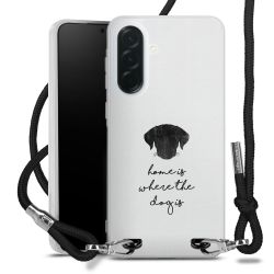 New Carry Case Transparent Stoff schwarz/silber