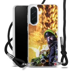 Carry Case Stoff schwarz/silber