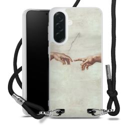 New Carry Case Transparent Stoff schwarz/silber