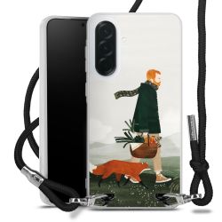 New Carry Case Transparent Stoff schwarz/silber